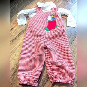 Mulberry Street 24 months/2T reversible jon-jon with white button down